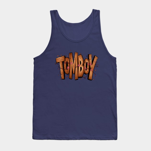 Tomboy Tank Top by Sideways Tees